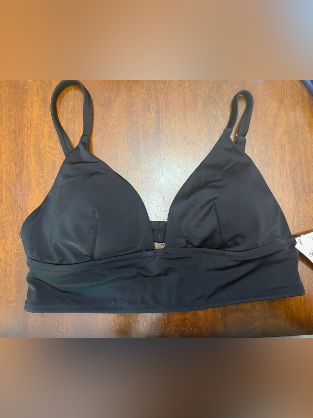 Victoria secret women’s bathing suite top black xl brand new